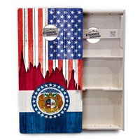 State Flags Massachusetts to New Jersey Cornhole Boards - Professional Tournament Series