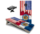 State Flag Designs Massachusetts to New Jersey Cornhole Boards - Pro Solution Elite Series