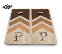 Wedding Arrows Cornhole Boards - Pro Solution Lite Series - Natural