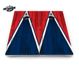 Team Color Triangle Cornhole Boards - Pro Solution Lite Series