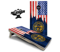 State Flag Designs Massachusetts to New Jersey Cornhole Boards - Pro Solution Elite Series