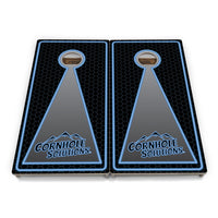 Neon Keyhole Cornhole Boards - Professional Tournament Series
