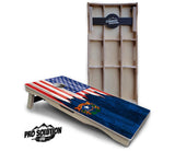State Flag Designs Massachusetts to New Jersey Cornhole Boards - Pro Solution Lite Series