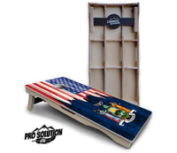 State Flag Designs New Mexico to South Carolina Cornhole Boards - Pro Solution Lite Series