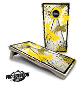 Paint Splatter Cornhole Boards - Pro Solution Lite Series