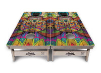 Sugar Skull Cornhole Boards - Professional Tournament Series - Colorful