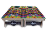 Sugar Skull Cornhole Boards - Professional Tournament Series - Colorful