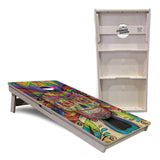Sugar Skull Cornhole Boards - Professional Tournament Series - Colorful