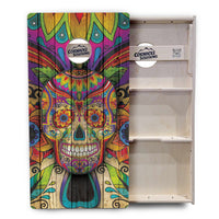Sugar Skull Cornhole Boards - Professional Tournament Series - Colorful