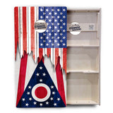 State Flags New Mexico to South Carolina Cornhole Boards - Professional Tournament Series