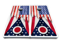State Flag Designs New Mexico to South Carolina Cornhole Boards - All Weather Series