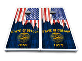 State Flag Designs New Mexico to South Carolina Cornhole Boards - All Weather Series