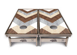 Pallet Wood Pattern Cornhole Boards - Professional Tournament Series