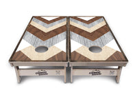 Pallet Wood Pattern Cornhole Boards - Professional Tournament Series
