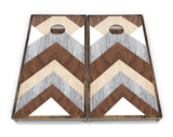 Pallet Wood Pattern Cornhole Boards - Professional Tournament Series