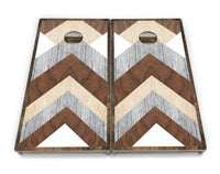 Pallet Wood Pattern Cornhole Boards - Professional Tournament Series