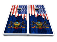 State Flag Designs New Mexico to South Carolina Cornhole Boards - All Weather Series