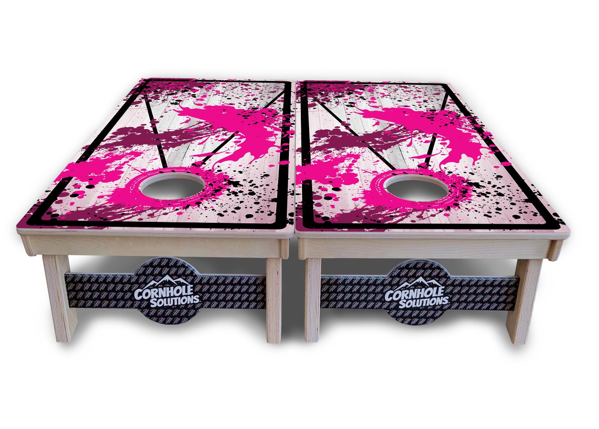 Paint Splatter Cornhole Boards - Professional Tournament Series