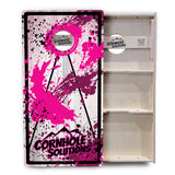 Paint Splatter Cornhole Boards - Professional Tournament Series