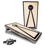Red/Black Hole Ring Cornhole Boards - Pro Solution Lite Series