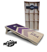 Wedding Arrows Cornhole Boards - Pro Solution Lite Series - Purple
