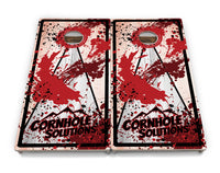 Paint Splatter Cornhole Boards - Professional Tournament Series
