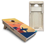 Mini Cornhole Boards - Retro Beach
