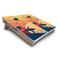 Mini Cornhole Boards - Retro Beach