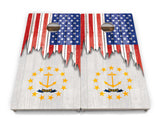 State Flags New Mexico to South Carolina Cornhole Boards - Professional Tournament Series