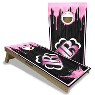Lucky Pink Drip ACL Licensed Cornhole Boards