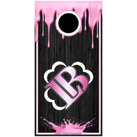 Lucky Pink Drip ACL Licensed Cornhole Boards