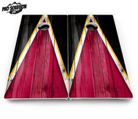 Team Color Triangle Cornhole Boards - Pro Solution Lite Series