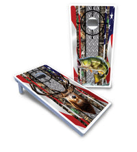 Scope Deer & Fish Cornhole Boards - All Weather Series