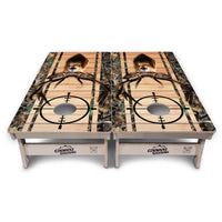 Scope Deer & Fish Plank Cornhole Boards - Professional Tournament Series
