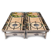 Scope Deer & Fish Plank Cornhole Boards - Professional Tournament Series