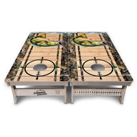 Scope Deer & Fish Plank Cornhole Boards - Professional Tournament Series
