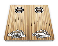 Bowling Black Logo Cornhole Boards - Professional Tournament Series
