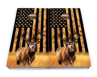 Colorful Deer & Fish Cornhole Boards - Professional Tournament Series