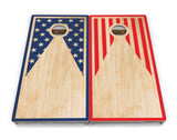 Stars & Stripes Keyhole Cornhole Boards - Professional Tournament Series