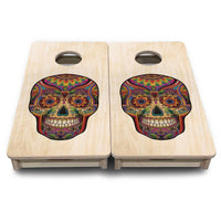 Mini Cornhole Boards - Sugar Skull