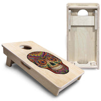 Mini Cornhole Boards - Sugar Skull