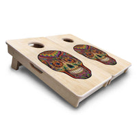 Mini Cornhole Boards - Sugar Skull