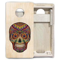 Mini Cornhole Boards - Sugar Skull