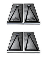 Smoke Triangle Cornhole Boards - All Weather Series
