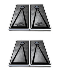 Smoke Triangle Cornhole Boards - All Weather Series
