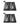 Smoke Triangle Cornhole Boards - Pro Solution Elite Series