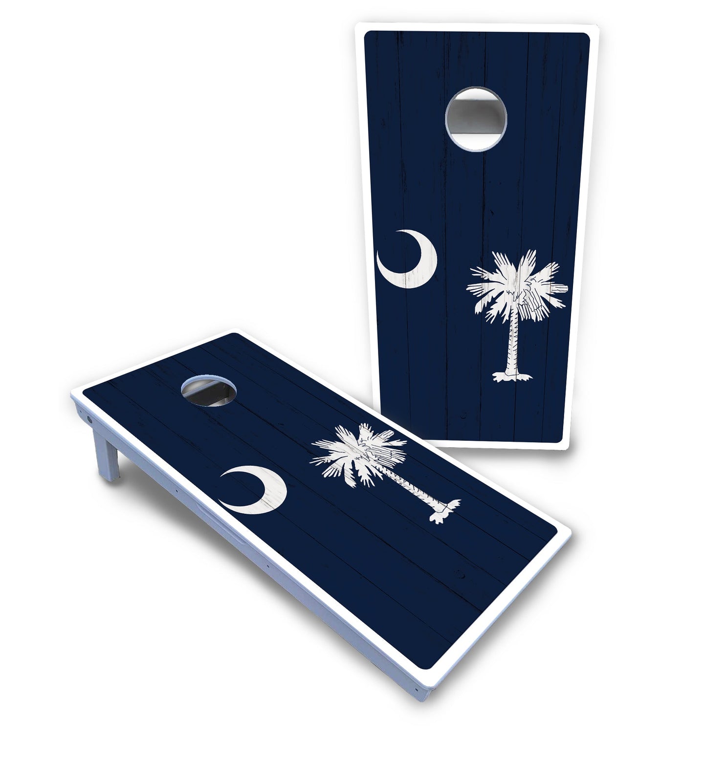 South Carolina Flag Cornhole Boards - All Weather Series