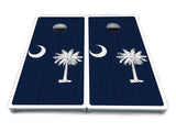 South Carolina Flag Cornhole Boards - All Weather Series