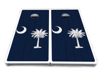 South Carolina Flag Cornhole Boards - All Weather Series