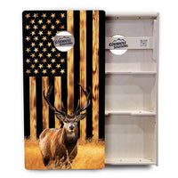 Colorful Deer & Fish Cornhole Boards - Professional Tournament Series